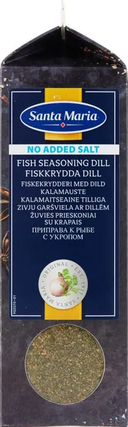 Kalamaitseaine tilliga SANTA MARIA, No Added Salt, 320 g