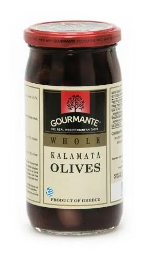 Kalamata GOURMANTE kividega oliivid soolvees 370ml