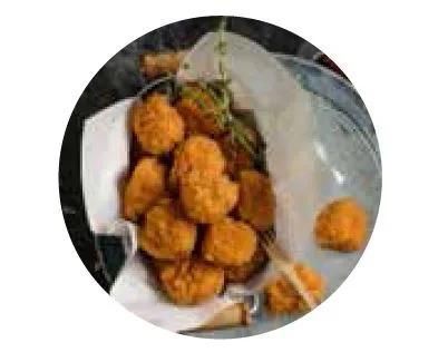 Kana popkorni paneeringus, halal, külmutatud, 2kg