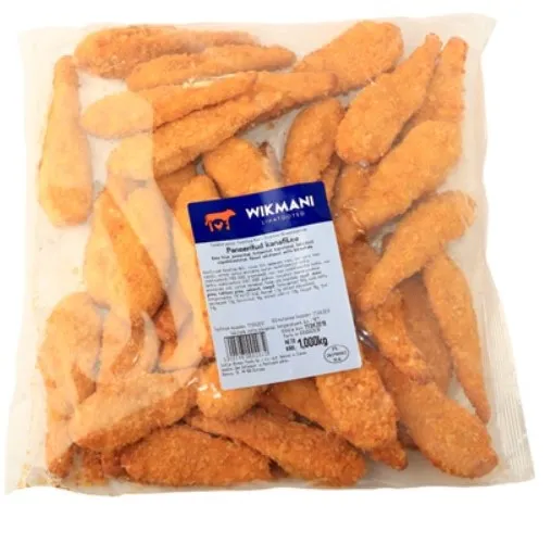 Kanafilee tükid WIKMANI, paneeritud, külmutatud, 1kg
