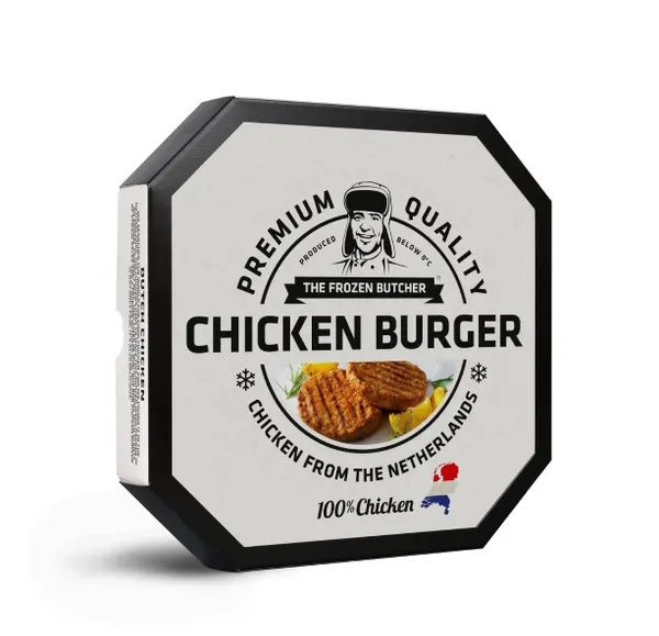 Kanalihaburger THE FROZEN BUTCHER külmutatud, 2tk x 125g