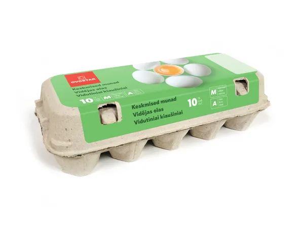 Kanamunad OVOSTAR, M suurus, 10tk, pakk