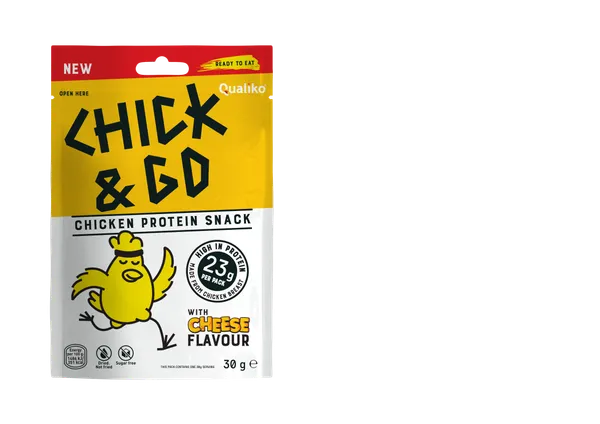 Kanasnäkk CHICK&GO Juust, 30g
