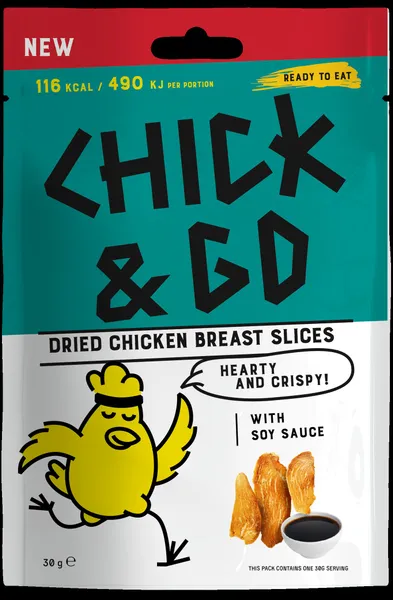 Kanasnäkk CHICK&GO Soja kaste, 30g
