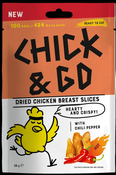Kanasnäkk CHICK&GO Tšilli, 30g