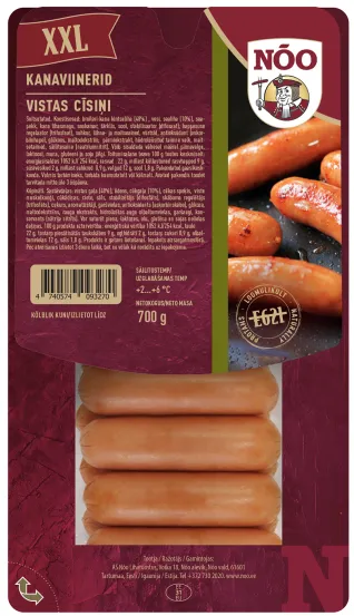Kanaviinerid NÕO, 700g