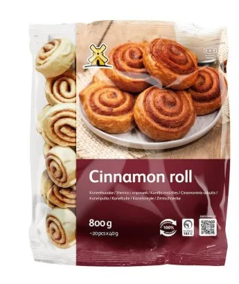 Kaneelisai EESTI PAGAR XL külmutatud, 40g x 20tk, 800g, pakk