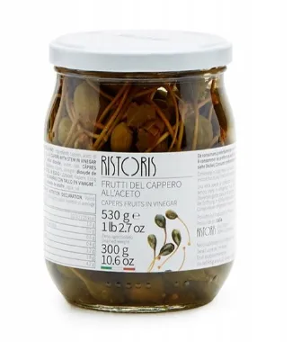 Kapparid veiniaadikas RISTORIS, varrega, 530 g