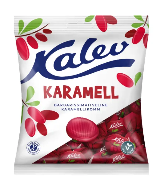 Barbarissimaitseline karamell, KALEV, 120 g