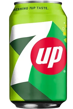 Gāzēts dzēriens 7UP Citronu-Laima, bundžā, 0.33l (DEP)