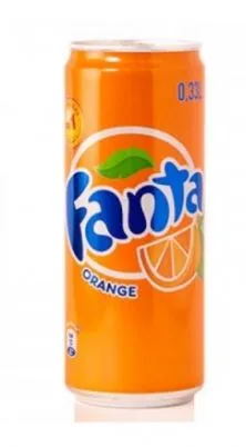 B/a gāzēts dzēriens Fanta Orange 0.33l CAN