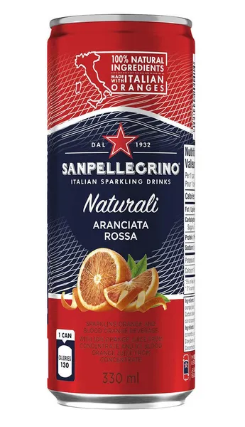 Karastusjook S.Pellegrino Naturali Aranciata Rossa 0,33l purk