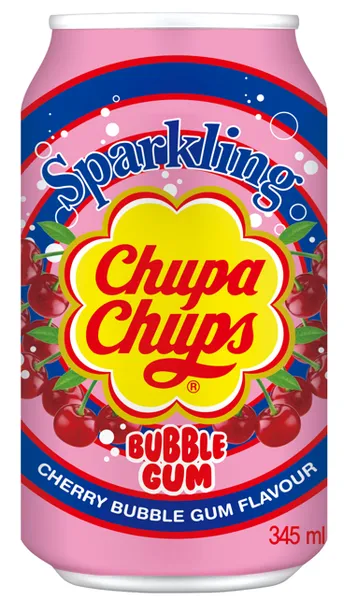 Karboniseeritud karastusjook CHUPA CHUPS Kirsi nätsumaitseline, 345 ml
