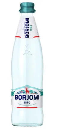 Karboniseeritud looduslik mineraalvesi BORJOMI, 500 ml, Klaas