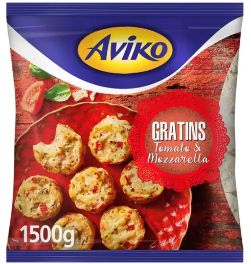 Kartuligratäänid AVIKO tomati-mozzarella, külmutatud 15tk/ 1,5kg