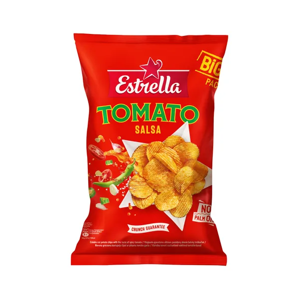 Kartulikrõpsud ESTRELLA tomati-salsa,180g