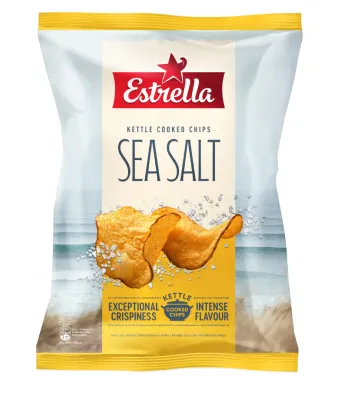 Kartulikrõpsud KETTLE ESTRELLA meresoolaga 30g riba