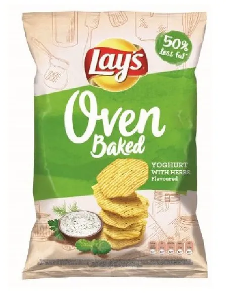 Kartulikrõpsud LAY'S, ahjus küpsetatud, jogurti ja ürdimaitselised, 110g