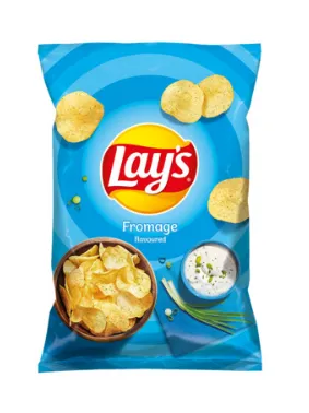 Kartupeļu čipsi LAY'S, krējuma un zaļo lociņu garšu, 130g