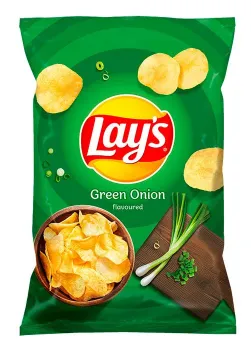 Kartupeļu čipsi LAY'S ar zaļo lociņu garšu 130g
