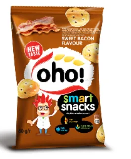 Kartulikrõpsud OHO peekoni maitselised 60 g