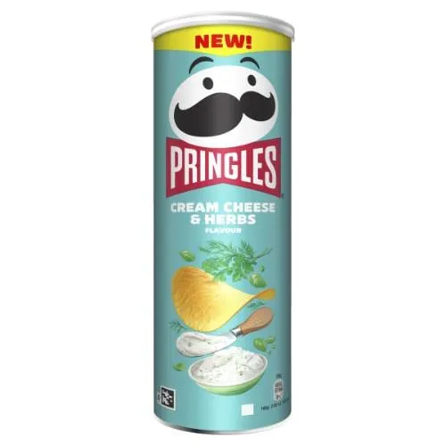 Kartulikrõpsud PRINGLES Cream cheese and herbs, 165g