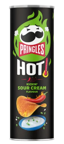 Kartulikrõpsud PRINGLES Hot Kickin' Sour Cream, 160 g