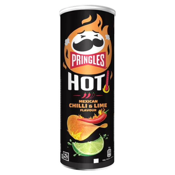 Kartulikrõpsud PRINGLES Hot Mexican Chilli and Lime, 160 g