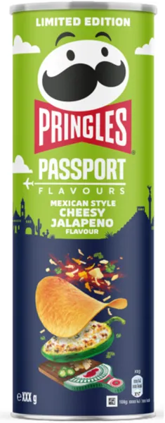 Kartulikrõpsud PRINGLES Mexican Style Cheesy Jalapeno, 165g