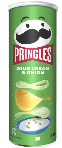 Kartulikrõpsud PRINGLES Sour Cream & Onion, 165g
