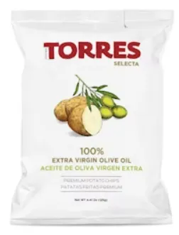 Kartulikrõpsud TORRES, oliiviõliga, 125g