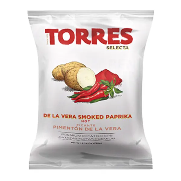 Kartulikrõpsud TORRES, vürtsika suitsupaprikaga 150 g