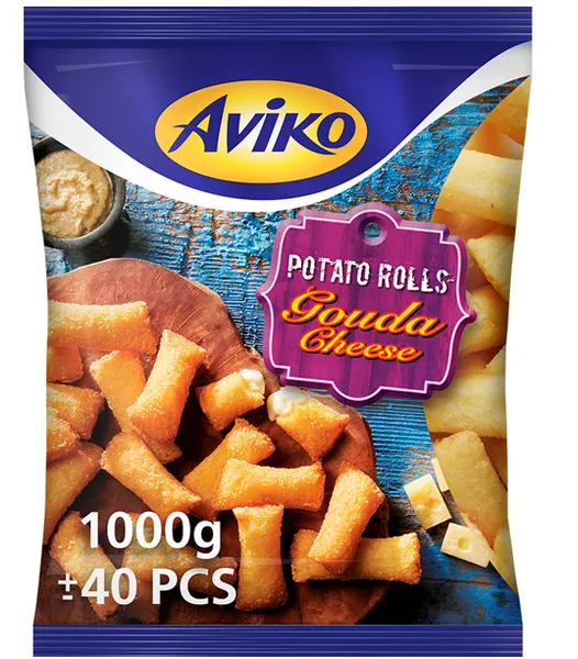 Kartulitaskud AVIKO Gouda juustuga, külmutatud 43tk/ 1kg