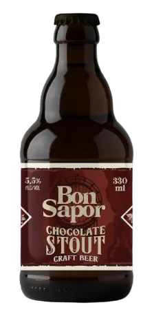 Käsitööõlu, BonSapor, Brown Chocolate Stout, 5,5%vol, 0,33L, klaaspudel,R25/196103/37