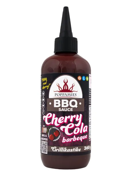 Kaste - marinaad, POPPAMIES, Cherry & Cola BBQ, 360 g