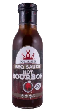 Kaste POPPAMIES Hot Bourbon BBQ 410g