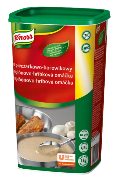 Kastmesegu KNORR, šampinjoni-puraviku, 1 kg