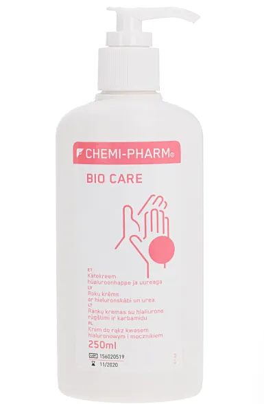 Kätekreem BIO CARE niisutav, 250ml, Chemi-Pharm