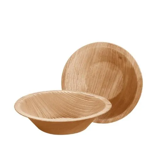 Kauss 150 x 25 mm, palmilehest, ühekordseks kasutamiseks, ümmergused, 25 tk