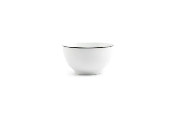 Kauss BONBISTRO Basic Black Rim, portselan, D 14cm, H 8cm, 620ml, 1tk