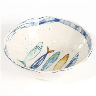 Kauss INDE, Peixe, keraamiline, D 16cm, 1tk
