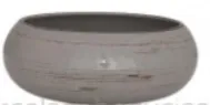 Kauss NOSTALGIA Popiel, portselan, 950 ml, D 16 cm, K 7 cm, tk