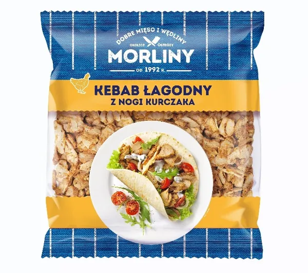 Kebab broilerilihast MORLINY, röstitud, külmutatud, 2,5kg