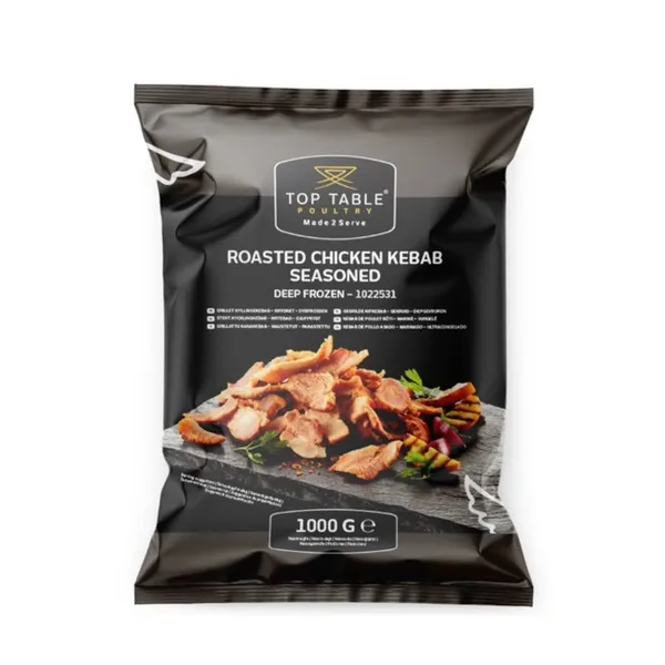 Kebab kanalihast TOP TABLE, halal, külmutatud, 1kg