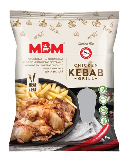 Kebab MBM, kanalihast, halal, külmutatud, 1kg