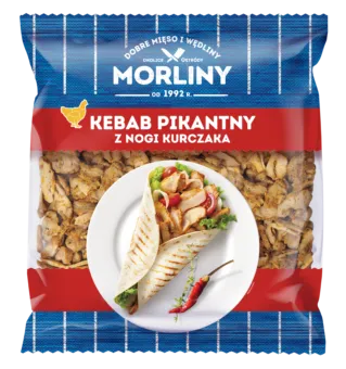Kebab MORLINY, kanakintsulihast, vürtsikas, külmutatud, 2,5kg