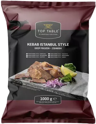 Kebab TOP TABLE, Istanbuli stiilis, kana- ja veiselihast, röstitud, halal, külmutatud, 1kg