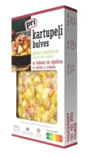 Kartupeļi vārīti ar bekonu un sīpoliem PRI 430g