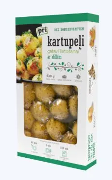 Keedetud kartul tilliga, PRI, 430g, TK