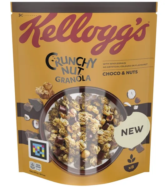 KELLOGG'S Crunchy Nut Granola Choco, 380g
